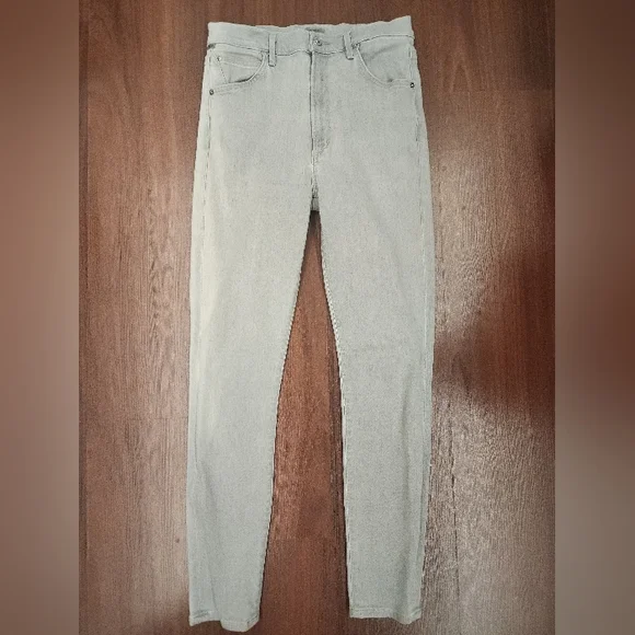 Citizens of Humanity Uber High Rise Jeans in Light Gray Size 30, LIKE NEW - Picture 2 of 14